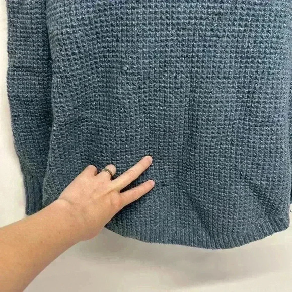 Pendleton blue turtleneck sweater size medium 80% lambswool - Picture 6 of 9